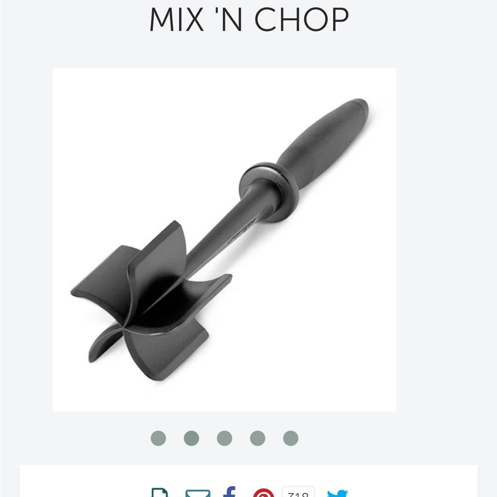 Pampered Chef Mix n chop NEW UNOPENED